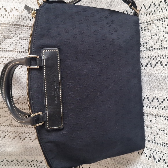 Dooney & Bourke Black Mini Signature  Satchel With Detachable Handbag - Picture 3 of 12